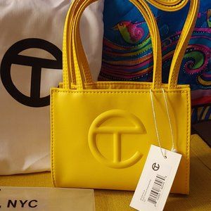 Yellow small Telfar bag